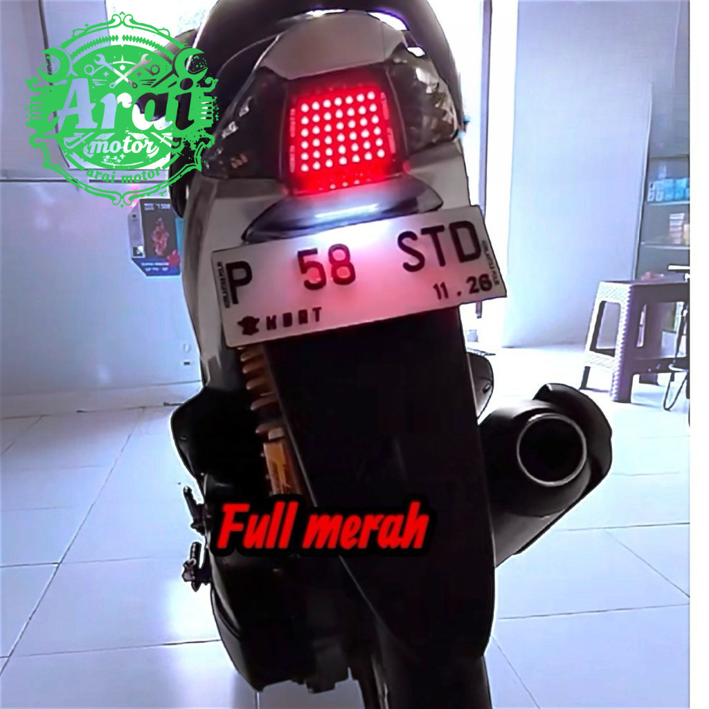Lampu Stoplamp Running Mio Smile Mio Sporty Old/Lampu Belakang Running Mio Smile Mio Sporty Karbu 8 