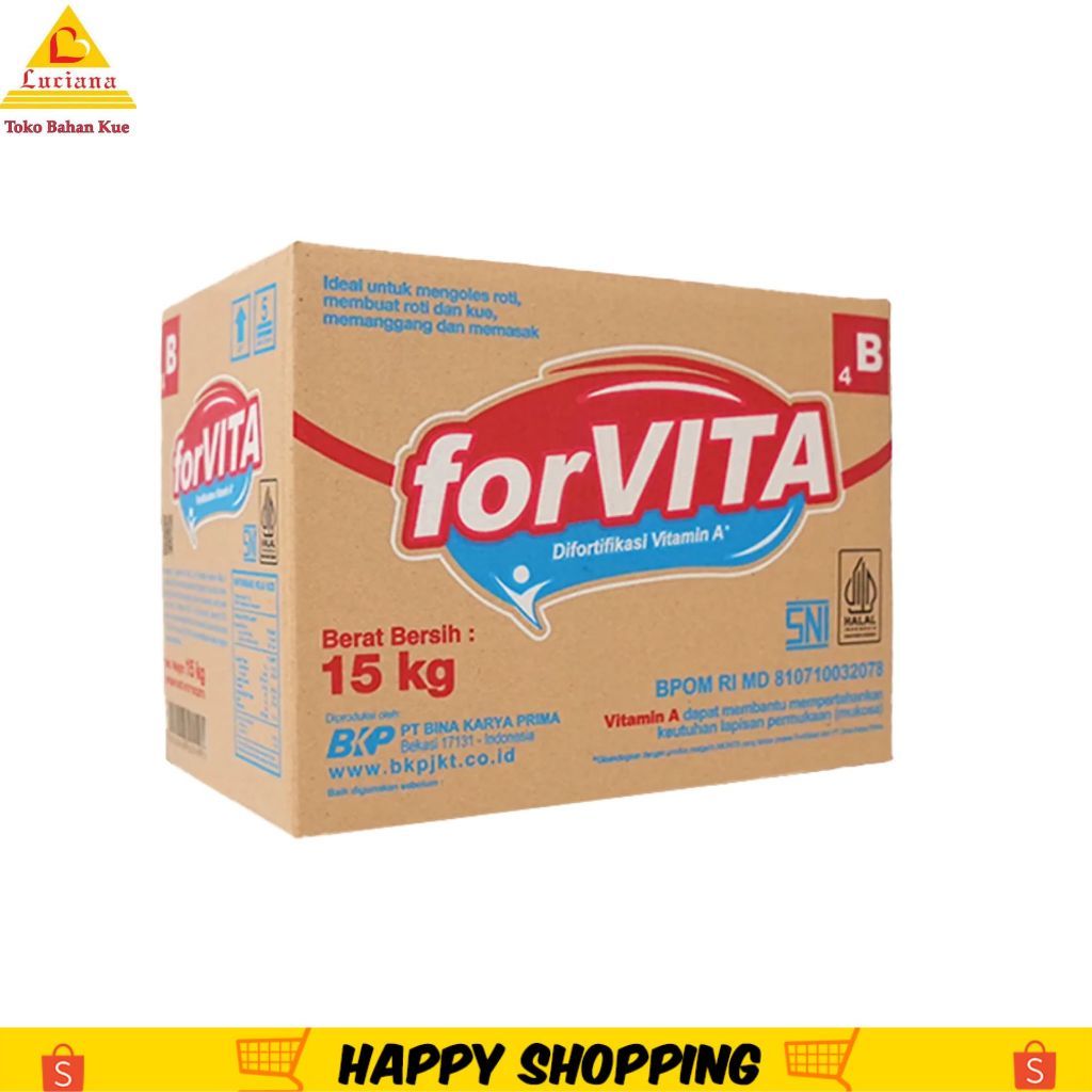 Forvita Margarin Ukuran 15Kg / Margarin forvita