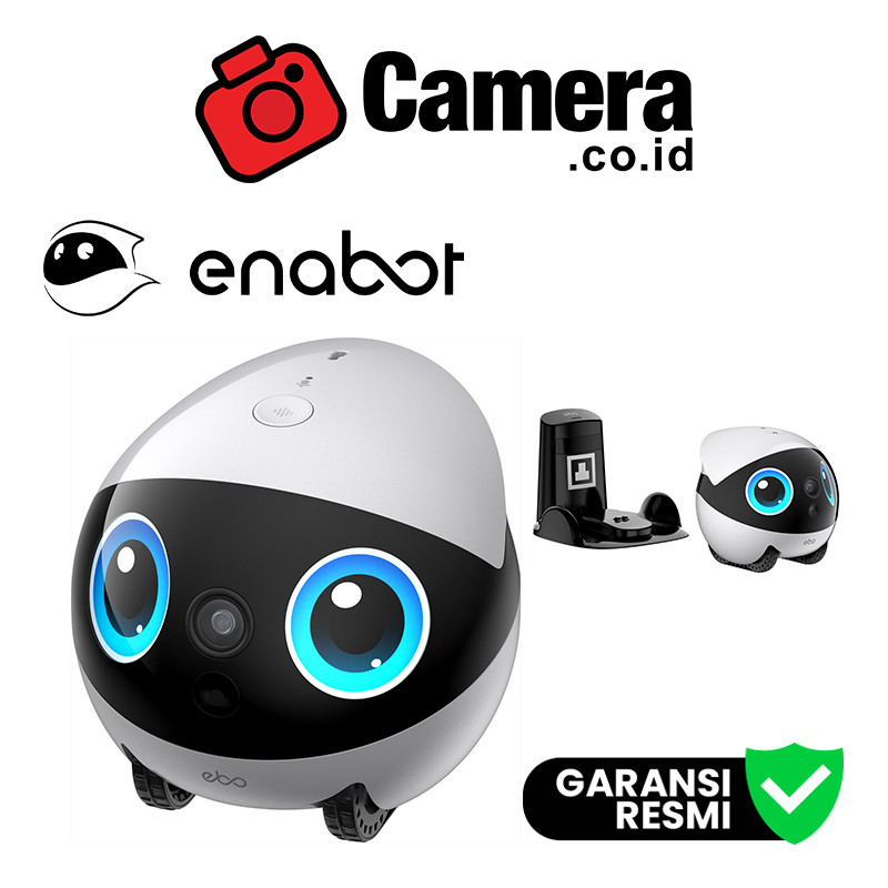 ENABOT Ebo Air 2 Plus Family Companion Robot Lunar White GARANSI RESMI