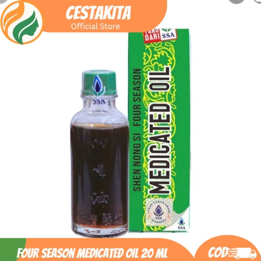 Produk 100% Original Four Season Medicated Oil 20 ml