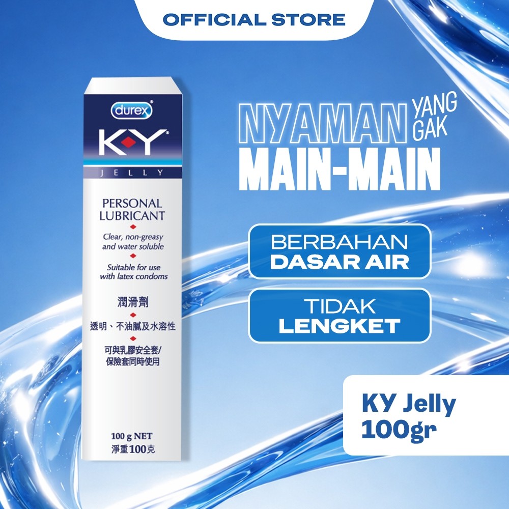 Durex Lube KY Jelly Personal Lubricant 100g - Pelumas Pria dan Wanita
