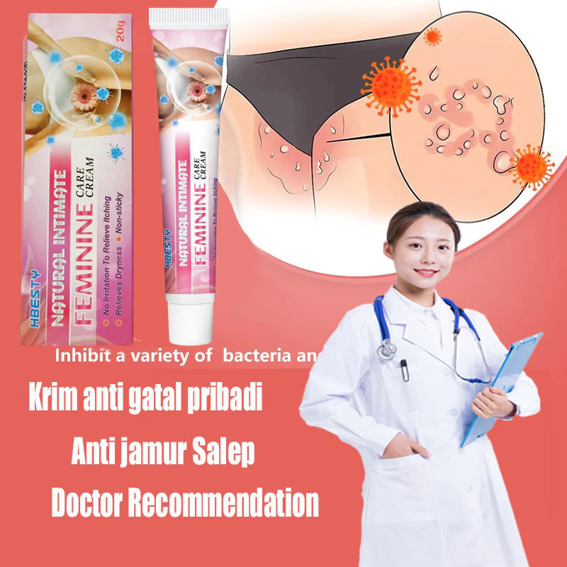 COD HBESTY Salep Gatal Kulit 20g Antibacterial Atasi Gatal Selangkangan Kelamin Bokong Seluruh Badan