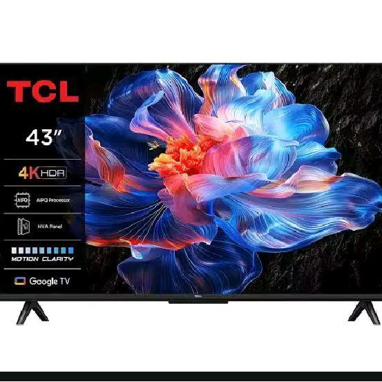 TCL 43P6K TV TCL 43 INCH 4K HDR TV GOOGLE TV / 43-P6K