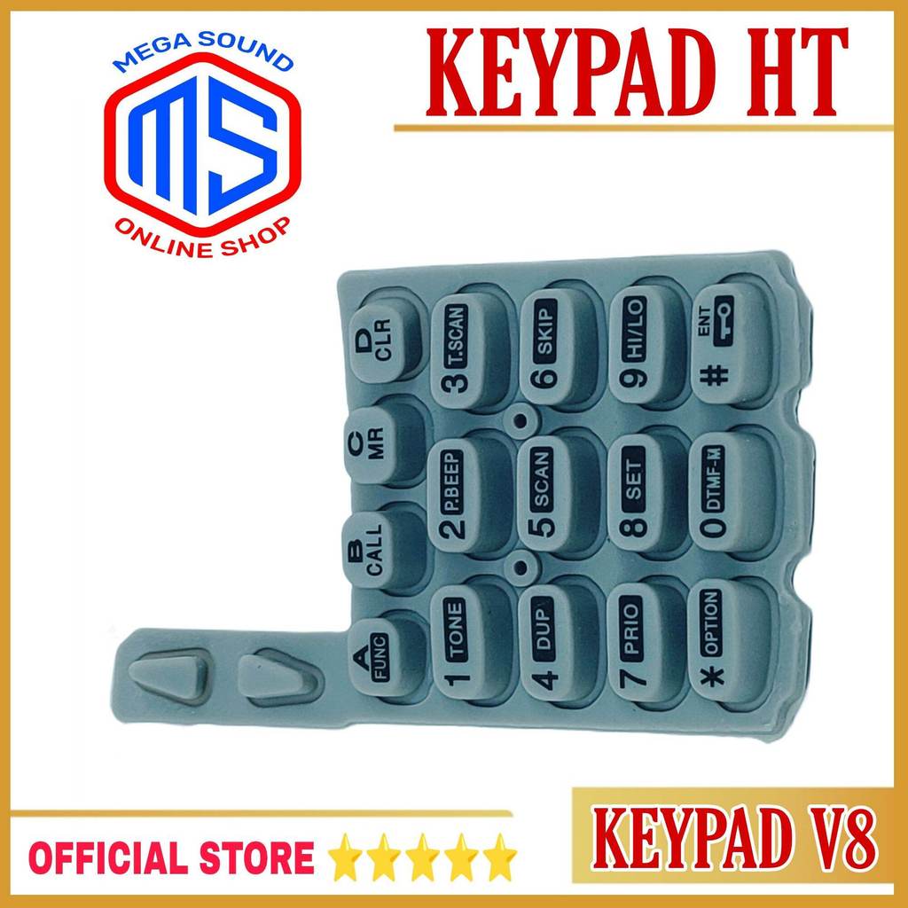 Keypad HT IC-V8 Tombol HT icom V8 kipet HT ICOM