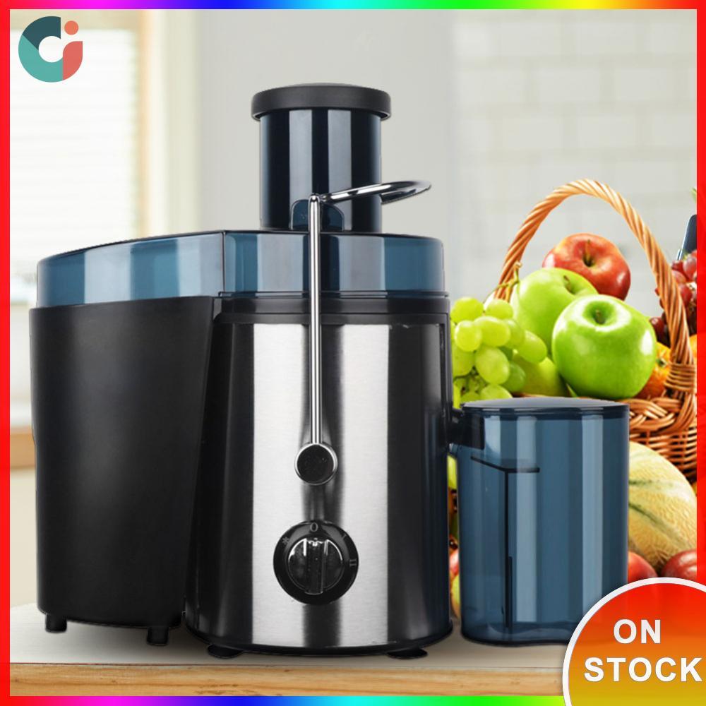 [24H] Pembuat Jus Listrik Pemisah Jus Mesin Pembuat Jus Baja Tahan Karat Blender Pembuat Jus Daya Ti