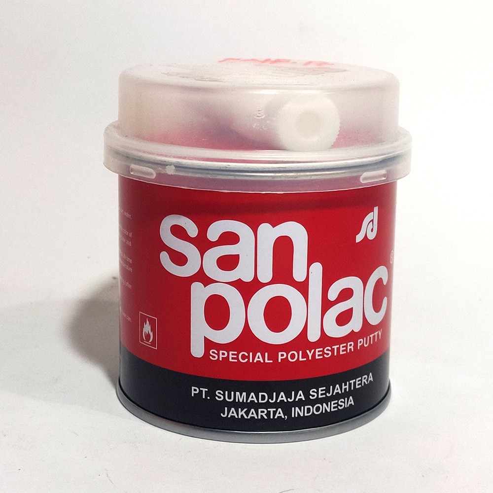 DEMPUL SANPOLAC / DEMPUL PLASTIK / DEMPUL BESI 250 GRAM / DEMPUL PLASTIK SANPOLAC 1/4 / SANPOLAC DEM