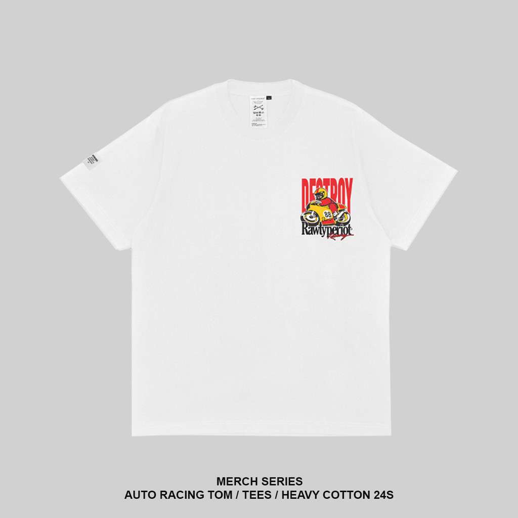 RAWTYPE RIOT Auto Racing Tom - White