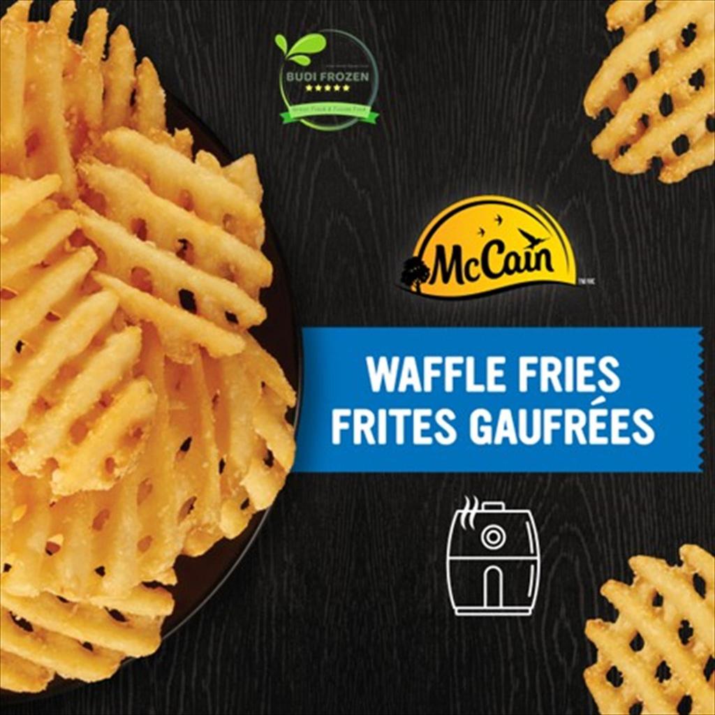 KENTANG GORENG WAFFLE FRIES / CRISSCUT FRIES 200 GR – KENTANG GORENG BERBUMBU / SEASONED WAFFLE FRIE