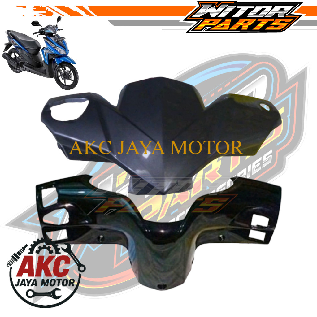 Batok Depan Belakang Vario Techno 110 Karbu Lama Grey / Batok Kepala Depan Belakang Vario Techno 110