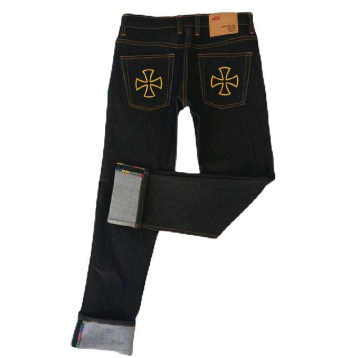 RAW DENIM SELVEDGE RAINBOW SAMHO BNO BLCK 14 OZ - SAMHO BNK, 26