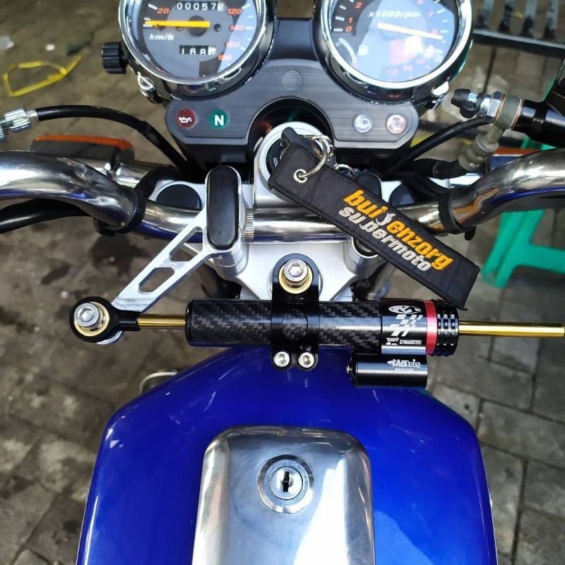 STABILISER STABILIZER SETANG STANG YAMAHA RX KING RX K RX Z RX S PLUS STABILISER MATRIS ITALY KARBON