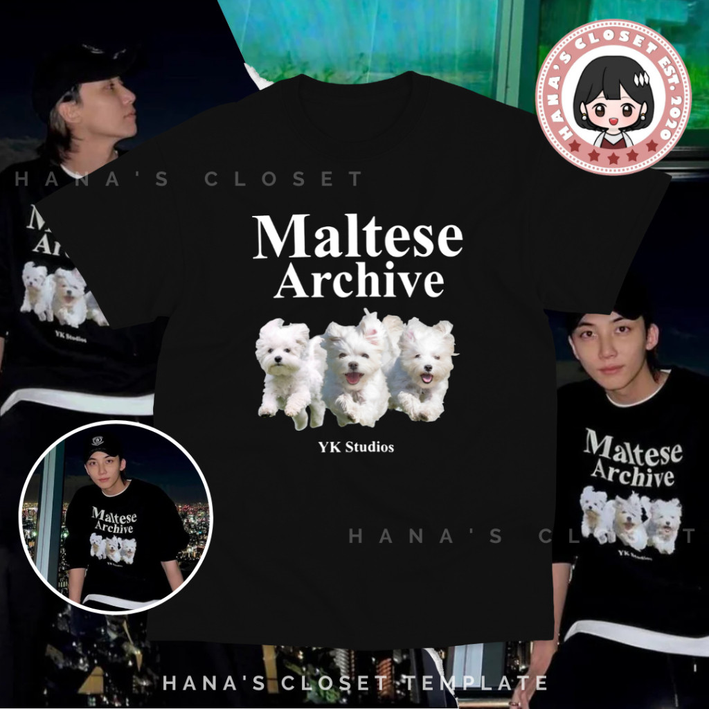 Maltese Archive V2 Seventeen Jeonghan Kaos Kustom Terinspirasi