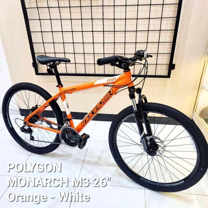 Sepeda MTB Polygon Monarch 3 (polygon) new 26 Inch - Orange