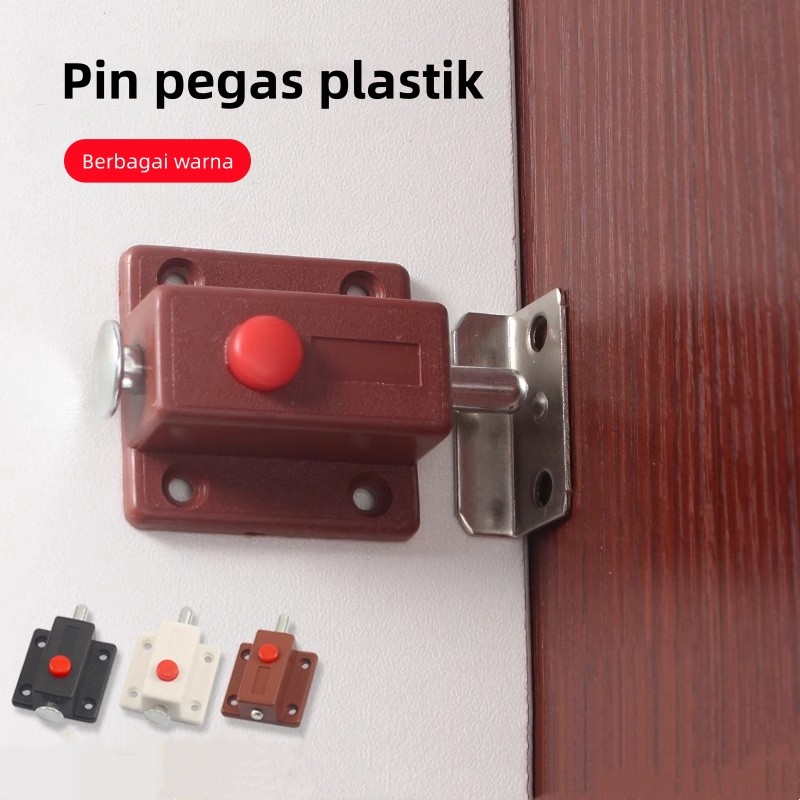 Baut pegas plastik dengan mekanisme interlock / pintu lemari furnitur kecil silinder kunci logam pin