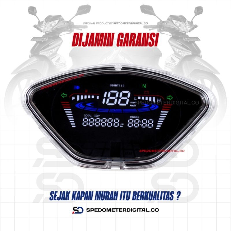 Spedometer Digital Supra X 125 KPH