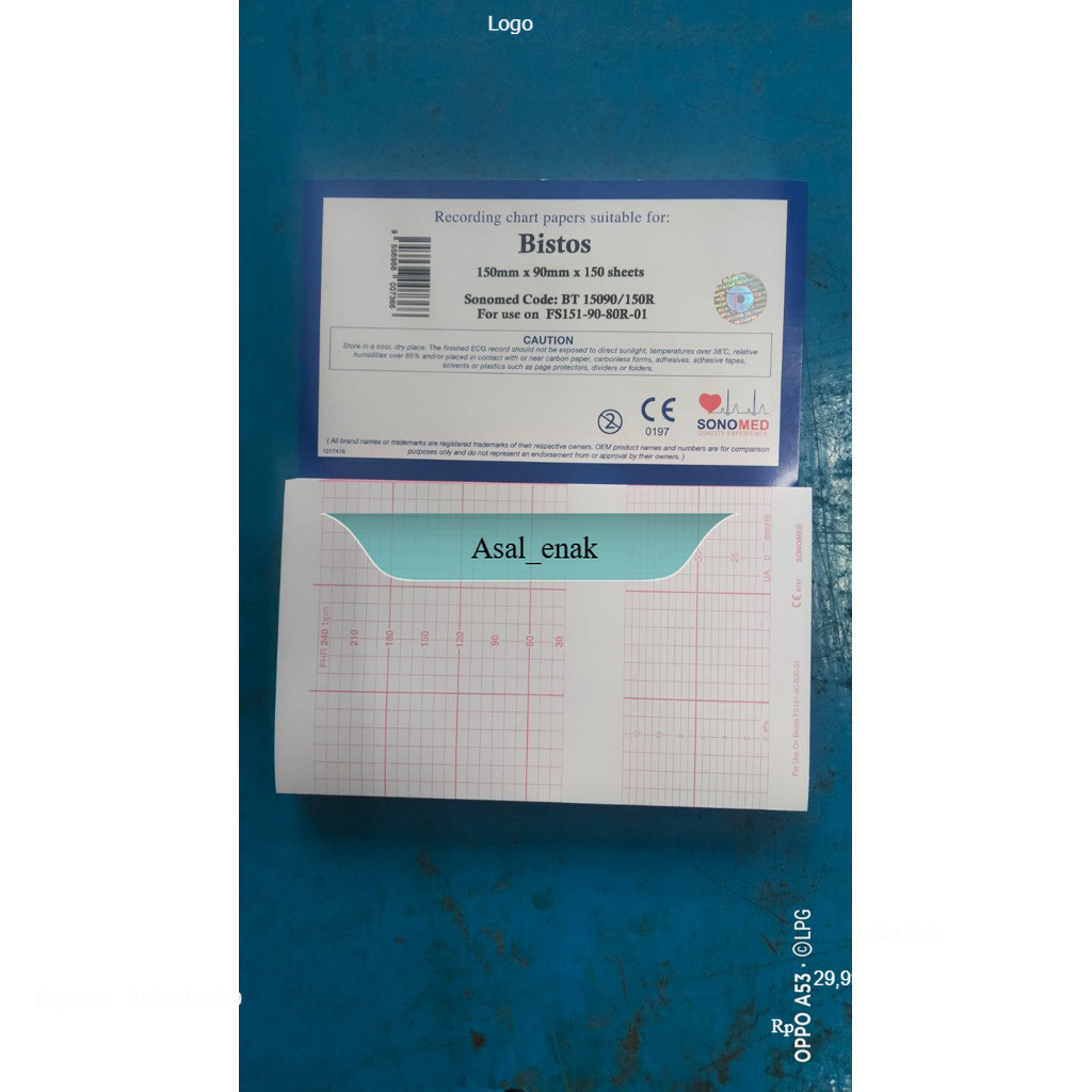 Kertas ctg / Bistos BT-350 / 150mm x 90mm x 150 / bistos / bt350 / bistos bt350 / bistos bt-350 / ke