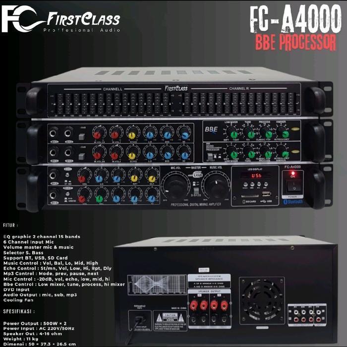 amplifier karaoke firstclass FC A4000 / FCA 4000 / FCA4000