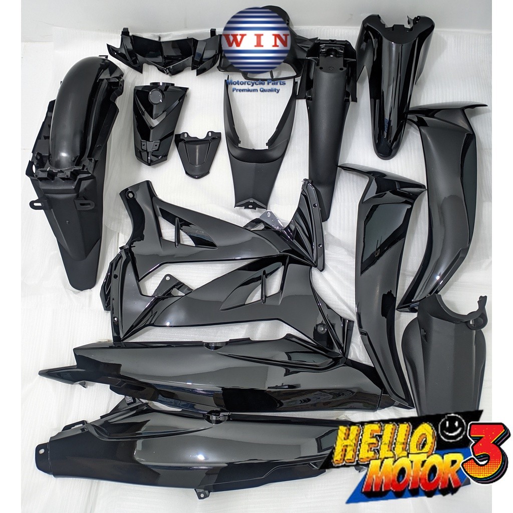 Full Body Vega R New 2006 2007 2008 2009 Hitam WIN | complete set bodi lengkap komplit kasar halus m
