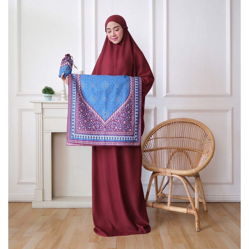 Wearmoura official - MUKENA + SAJADAH TRAVELLING - mukena dewasa -  mukena traveling