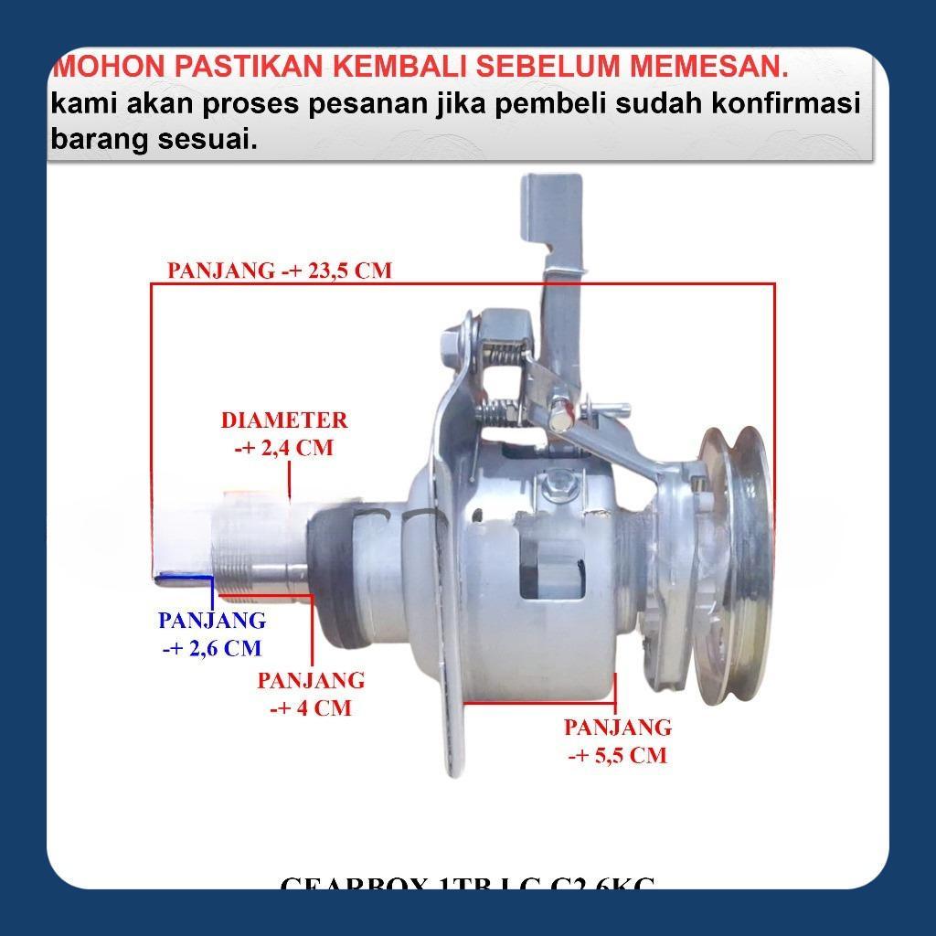 GEARBOX MESIN CUCI / GIRBOX / GEARBOX 1 TABUNG LG G2 6KG