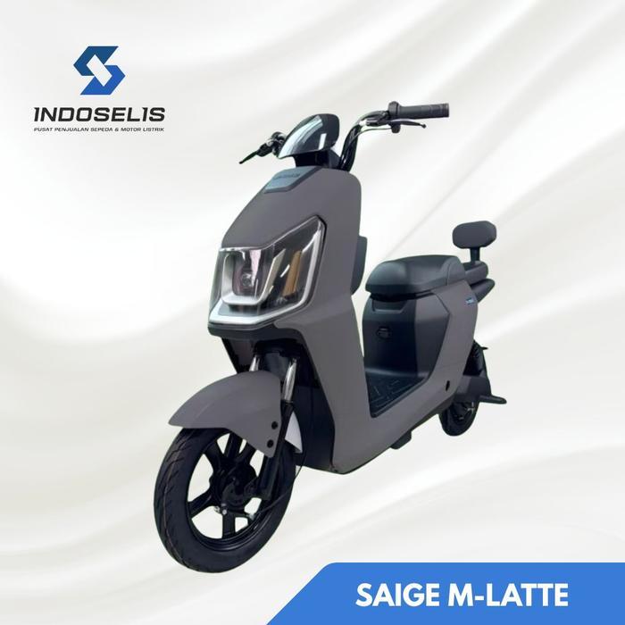 SAIGE M-LATTE SEPEDA LISTRIK 500WATT | BERGARANSI RESMI ID65/GD118 APOLLO/NEW GOPRO - Hitam, Cargo