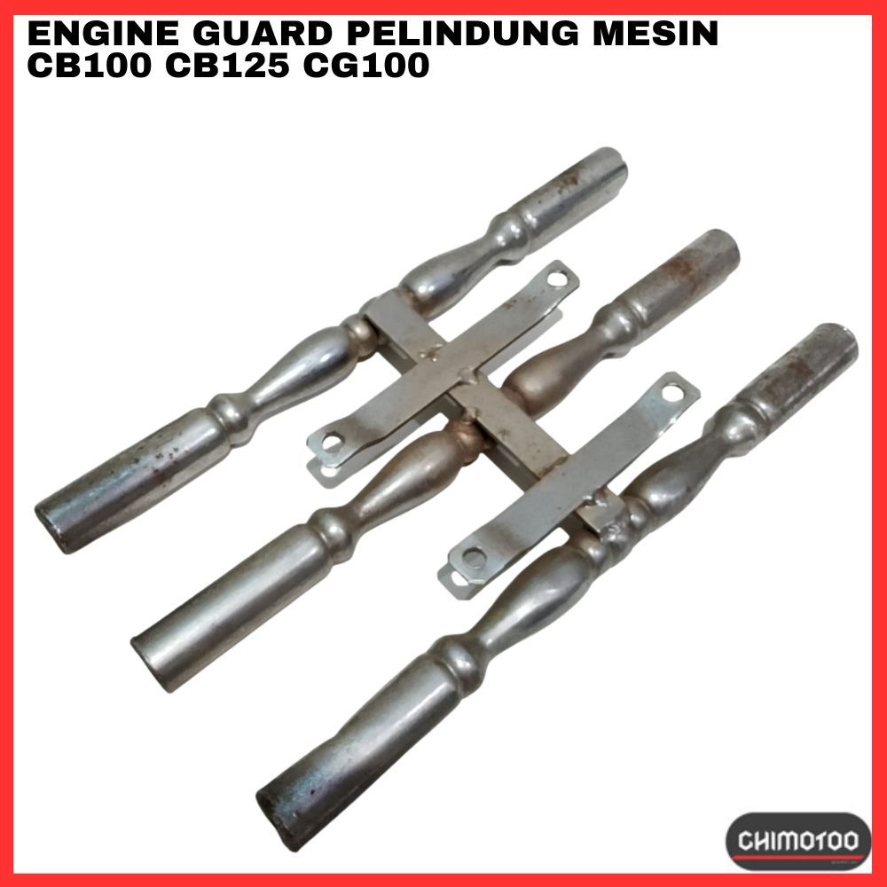 Engine Guard Pelindung Mesin Honda Cb100 Cb125 Cg100 Palang 3