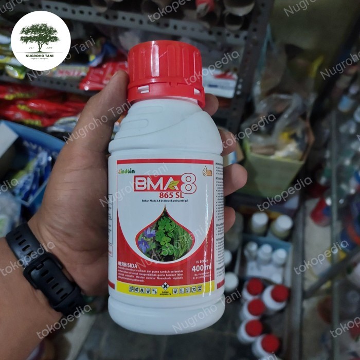 HERBISIDA BMA 8 865 SL 400 ML PENGENDALI GULMA BERDAUN LEBAR PADA PADI