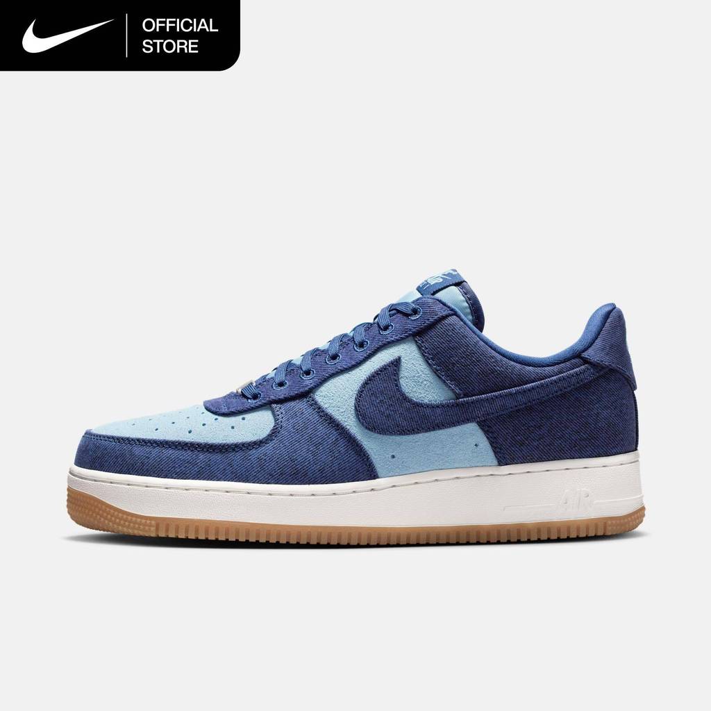 Nike Men's Air Force 1 '07 LV8 "Denim" Shoes - Navy [IR0951-400]