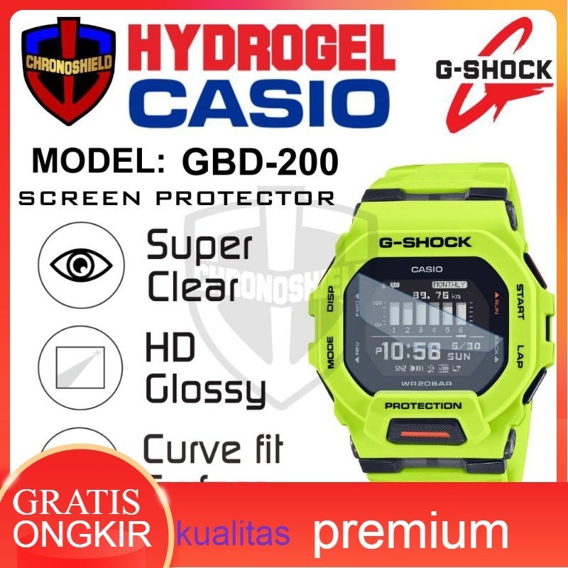 Antigores Jam Tangan Casio G-Shock GBD 200 GBD200 Hydrogel
