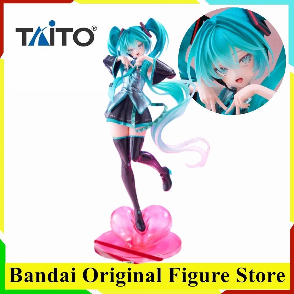 Original TAITO Hatsune Miku Anime Miku T-most Uniform Action Figurine Toys PVC Model Figuarts Collec