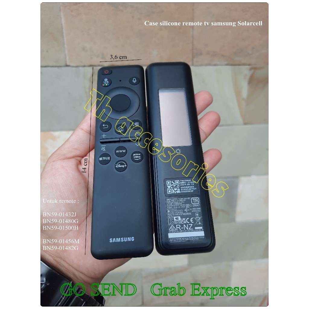 Promo Murah Case silicone pelindung remote tv samsung solarcell CU8000 DU8000 U8500F New Terlaris