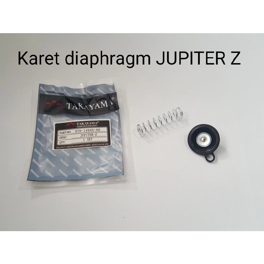 DIAPHRAGM   ASSY + PER / KARET DIAPHRAGM YAMAHA  JUPITER Z  (5TN-14940-00) MERK TAKAYAMA