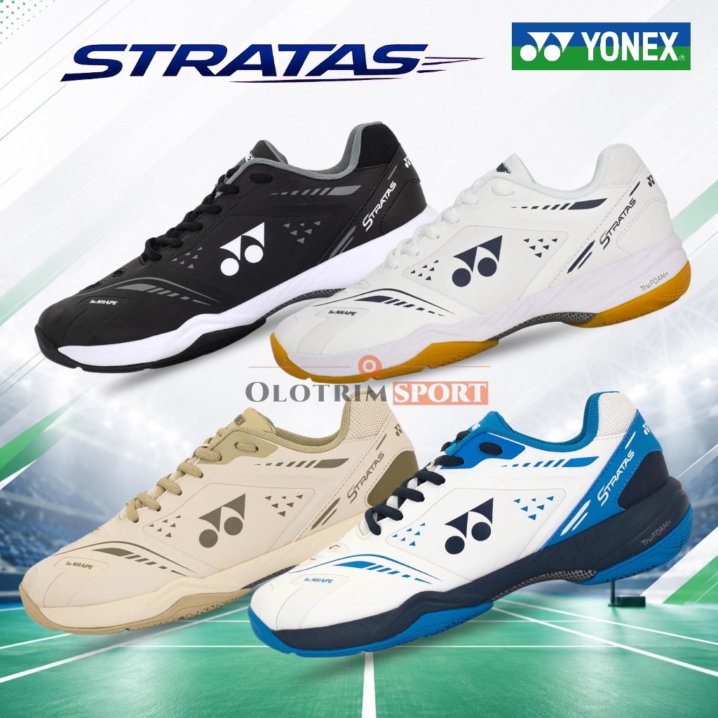 Sepatu Badminton YONEX STRATAS WIDE Badminton Shoes 100% ORIGINAL YONEX