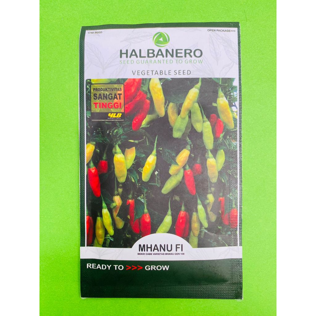 Benih Cabai Rawit NEW MHANU DONG DENG isi 10gr dari HALBANERO Cocok ditanam dataran rendah sampai ti