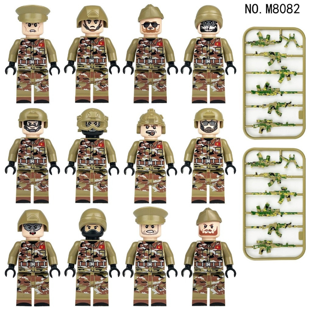 Lego Miniatur Polisi & Tentara Brick/Set Aksi Polisi & Militer