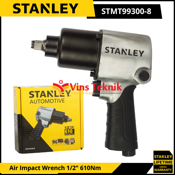 Stanley STMT99300-8 Air Impact Wrench 1/2" 610Nm Mesin Impact Wrench STMT 99300 8