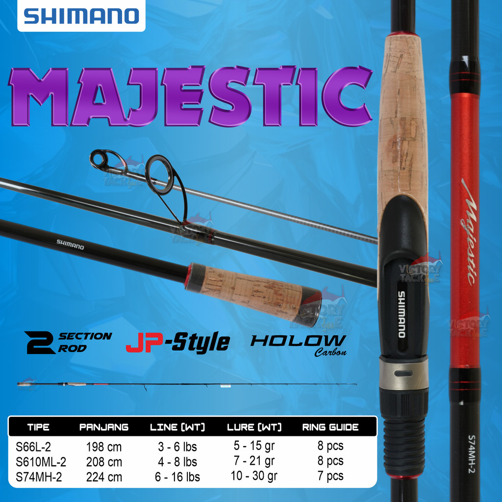 SHIMANO 2020 MAJESTIC FISHING ROD JORAN PANCING SPINNING BAITCASTING