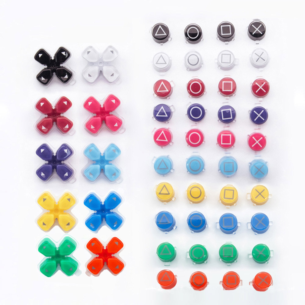 D-pad Move Action Cross Dpad Key ABXY Button Set Repair Part Replacement For Sony Dualsense 5 PS5 Co