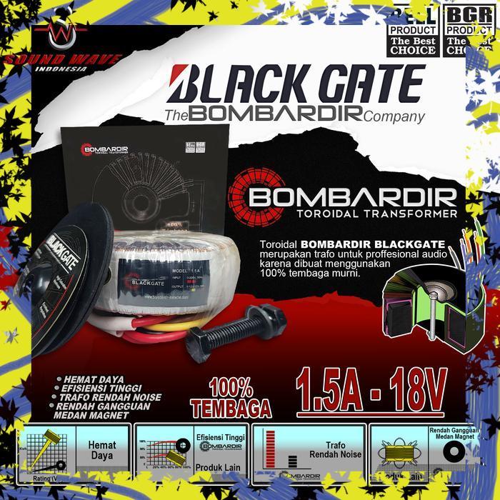 TRAFO TOROID 1,5A - 18V (- CT)