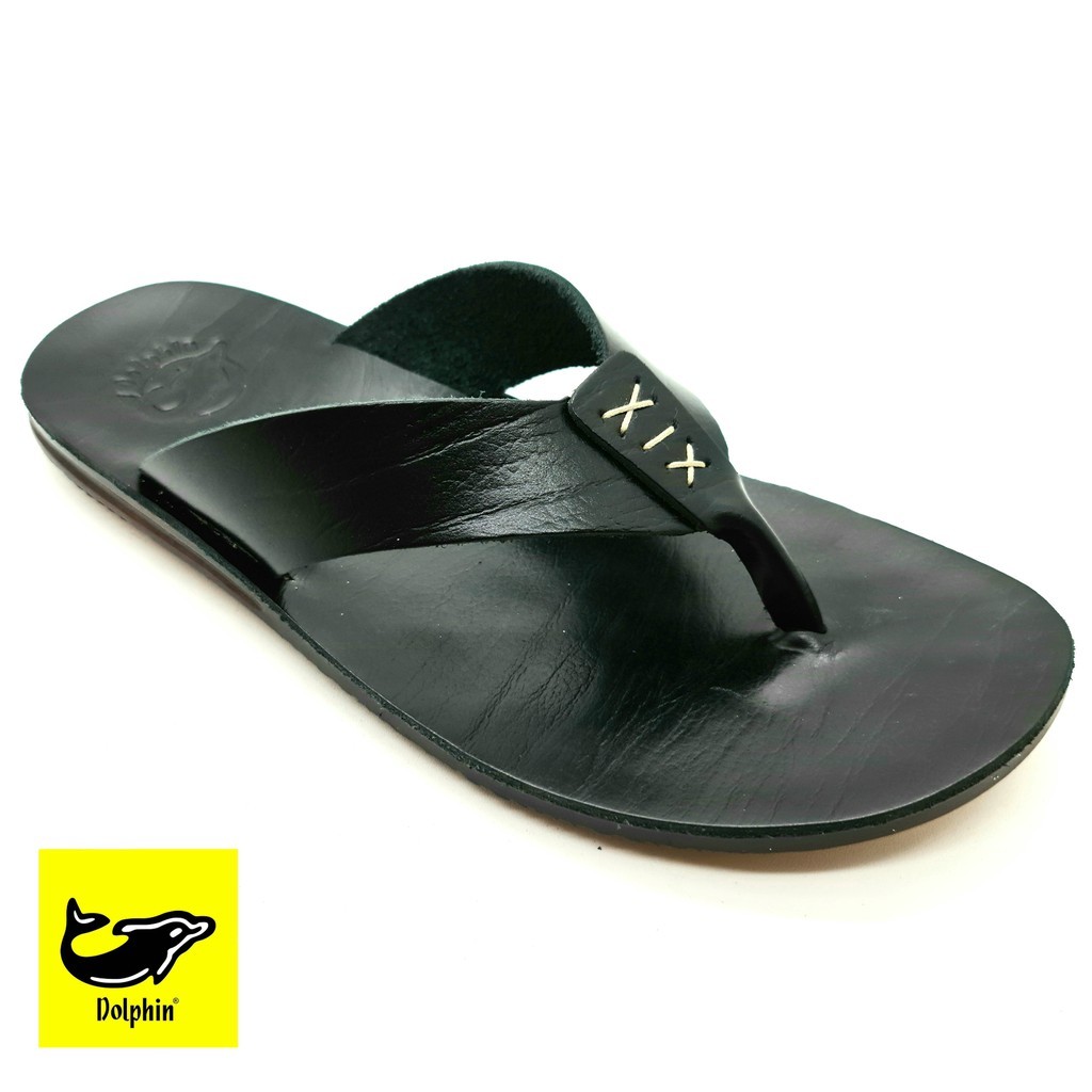 Dolphin Sandal Jepit Pria Kulit Asli "Carlos"