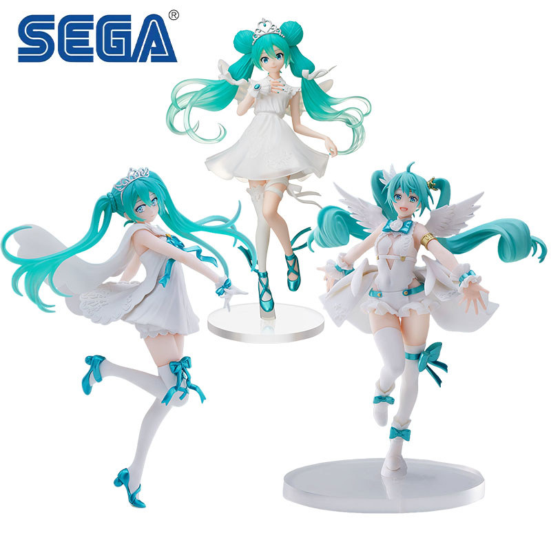 SEGA Genuine SPM Hatsune Miku 15thAnniversary Anime Figure Action Toys for Boys Girls ristmas Gift C
