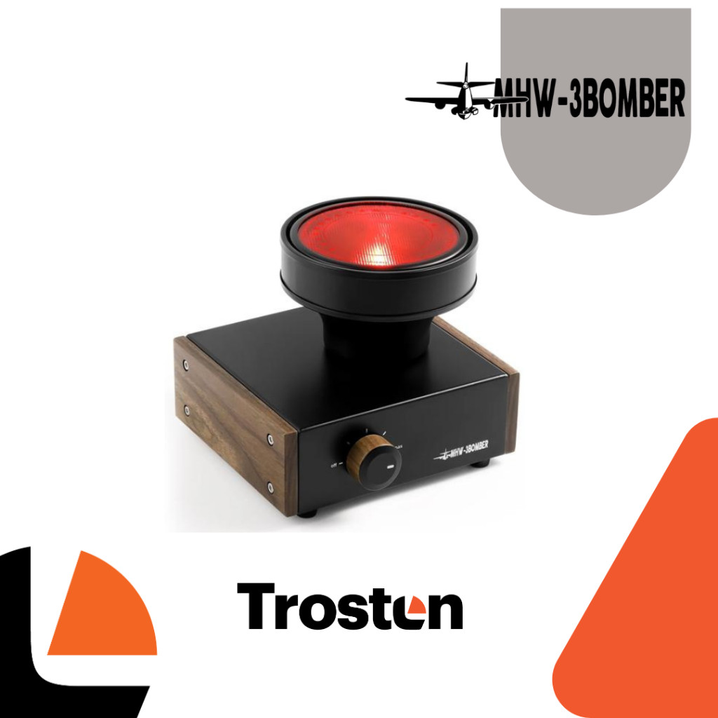 Trosten x MHW-3BOMBER Star Flame Halogen Beam Heater 250-400W / Smart Beam Heater Syphon beamer infr