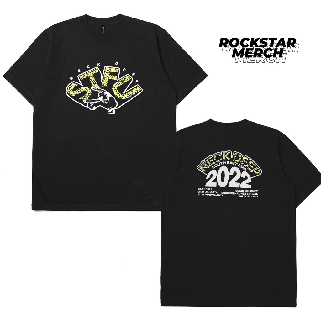 T-shirt Band Neck Deep STFU South East Asia Tour 2022