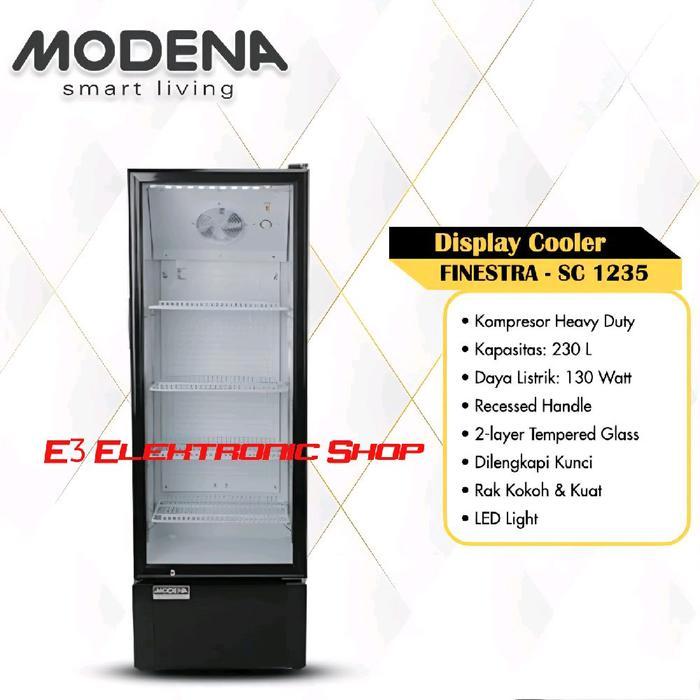 Kulkas Showcase Modena SC1235 Display Cooler SC 1235