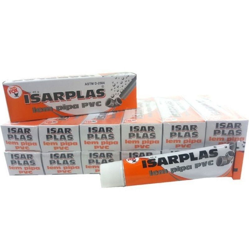 (GROSIR) LEM ISARPLAS / LEM PIPA PVC ISARPLAS / LEM PARALON 12 PCS ISARPLAS