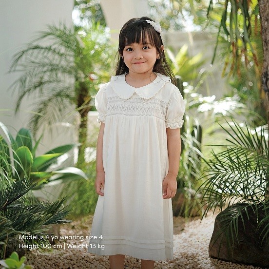 Zelda Smock Dress - Dress Lebaran Anak |  Dress Smock Anak |  Dress Anak |  Dress Anak Perempuan |  