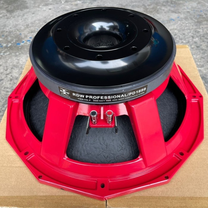 Speaker Komponen Rdw Pd1890 Voicecoil 6In Original 18 Inch Component Pd 1890 ( Bayar Ditempat )