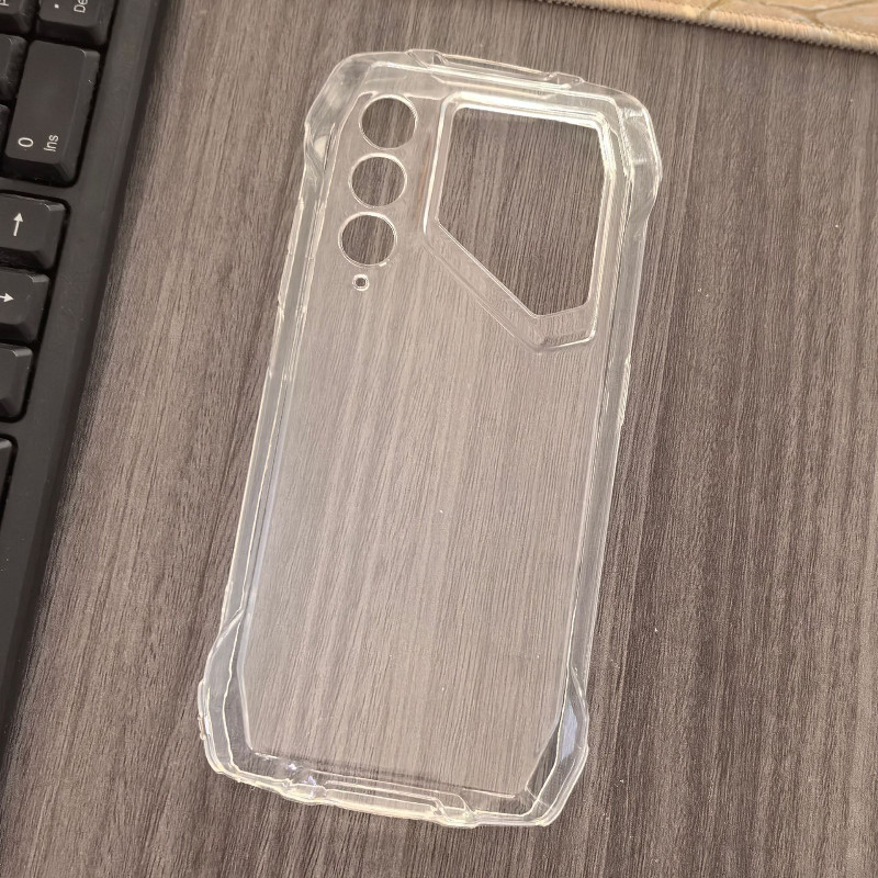 For Blackview Oscal Pilot 1 TPU Phone Case for BV BLACKVIEW OSCAL Pilot1 Transparent Black Silicone 