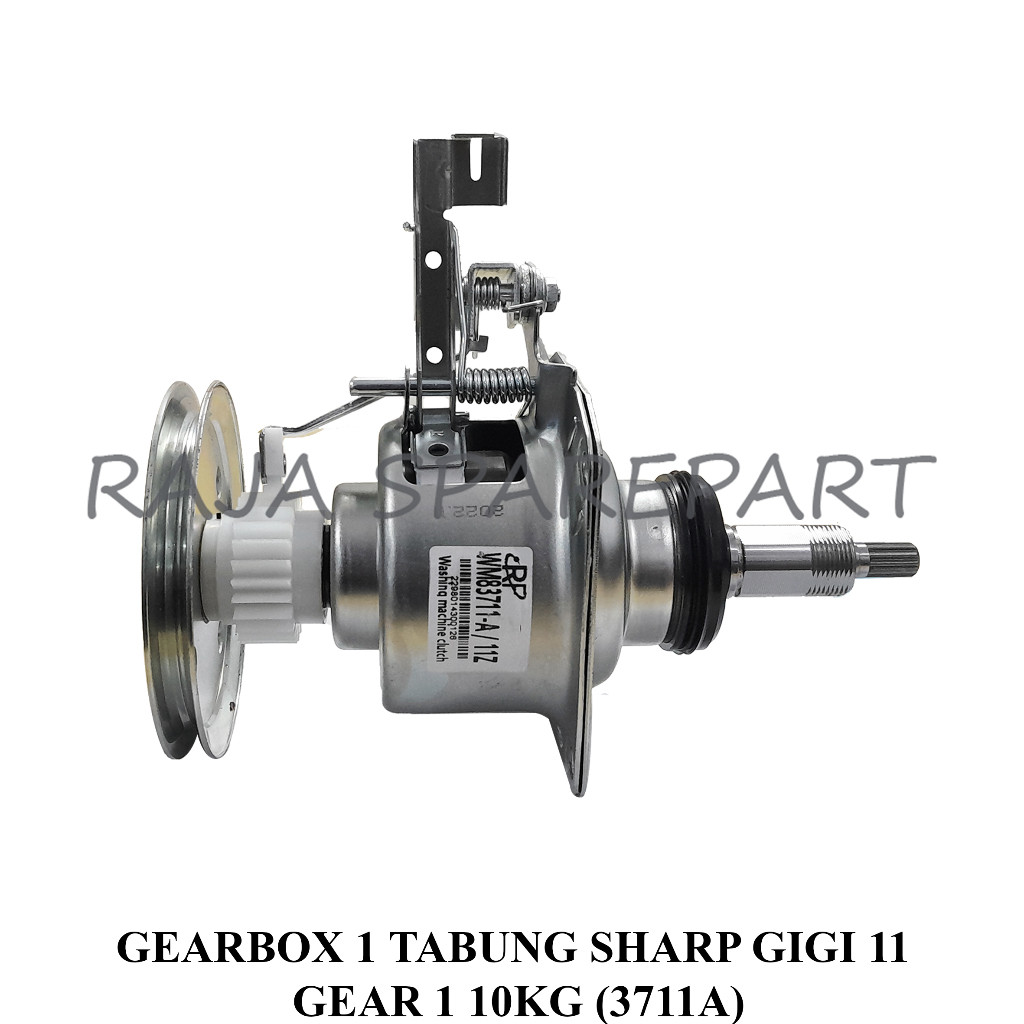 GEARBOX 1 TABUNG MESIN CUCI/GEARBOX 1 TABUNG SHARP GIGI 11 G1 10KG (3711A)