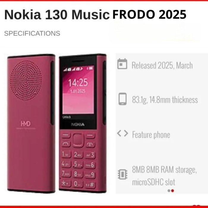 NOKIA CANDYBAR ( NOKIA 105 LEDA 2023 -- NOKIA 105 VOX 2024 -- NOKIA 110 2024 -- NOKIA 130 FRODO -- N